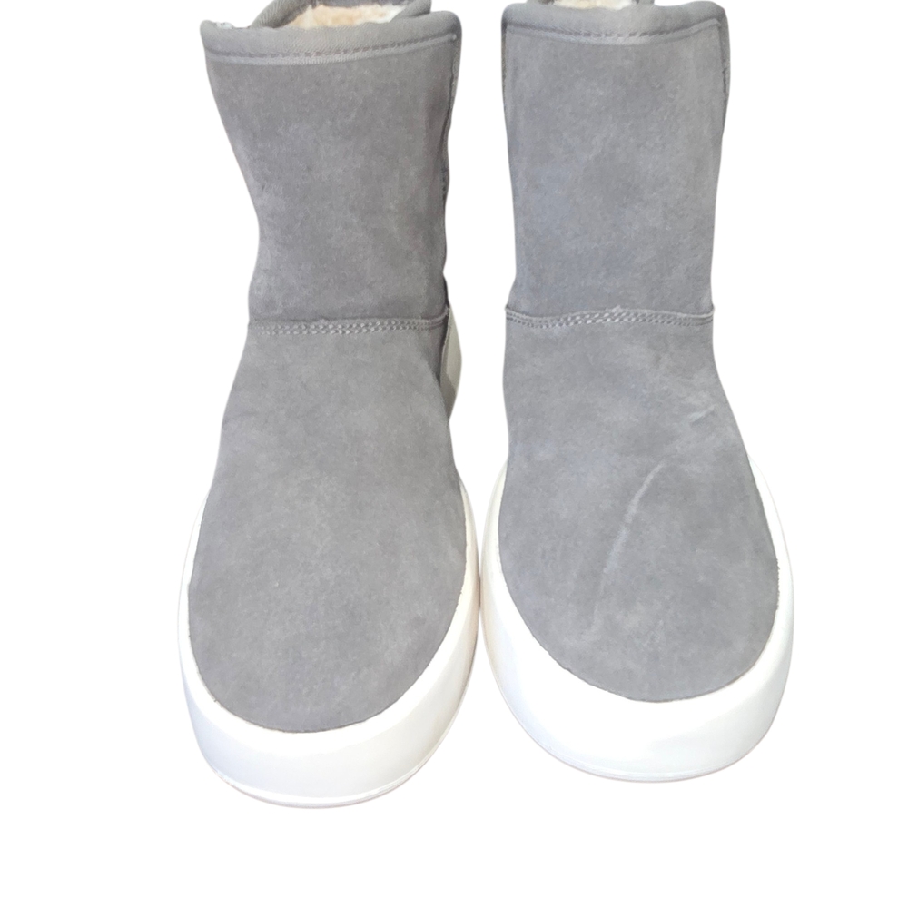 UGG Grey Fur-Lined Footwear.